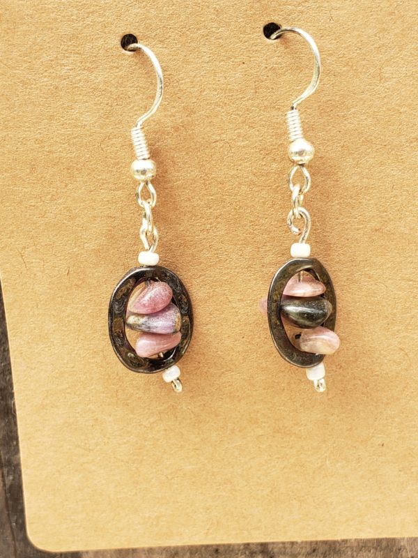 Sterling Silver and Tourmaline Earrings